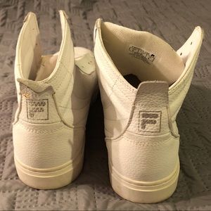 Fila hightop leather sneakers